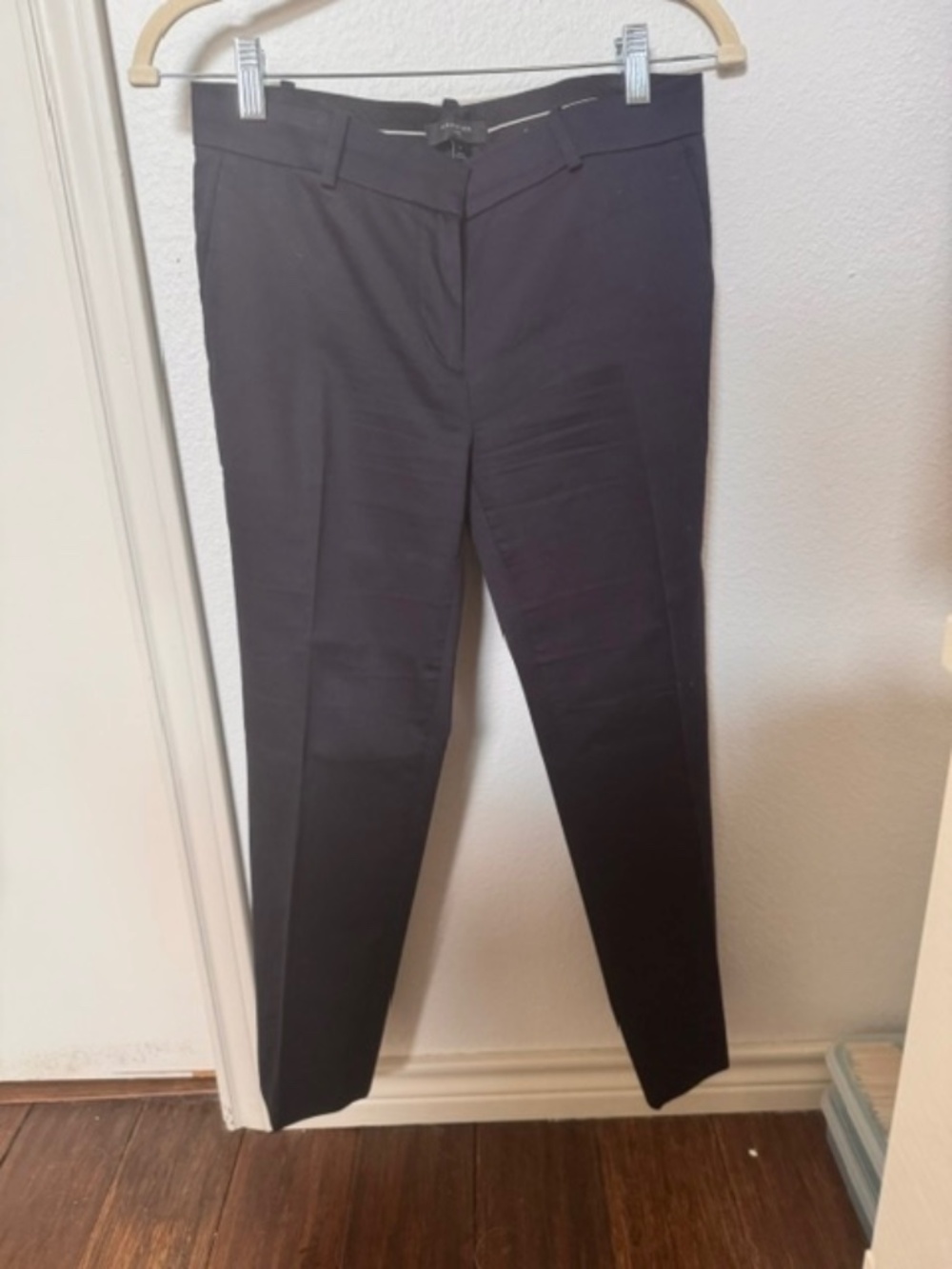 Ann Taylor Classic Navy Blue Tailored Career Office Slacks Pants - Size 2P